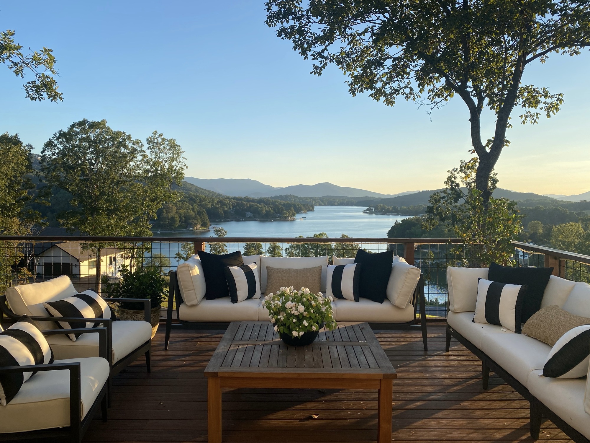 Modern Rustic Deck Overlooking North Carolina’s Lake Chatuge - Photo 1
