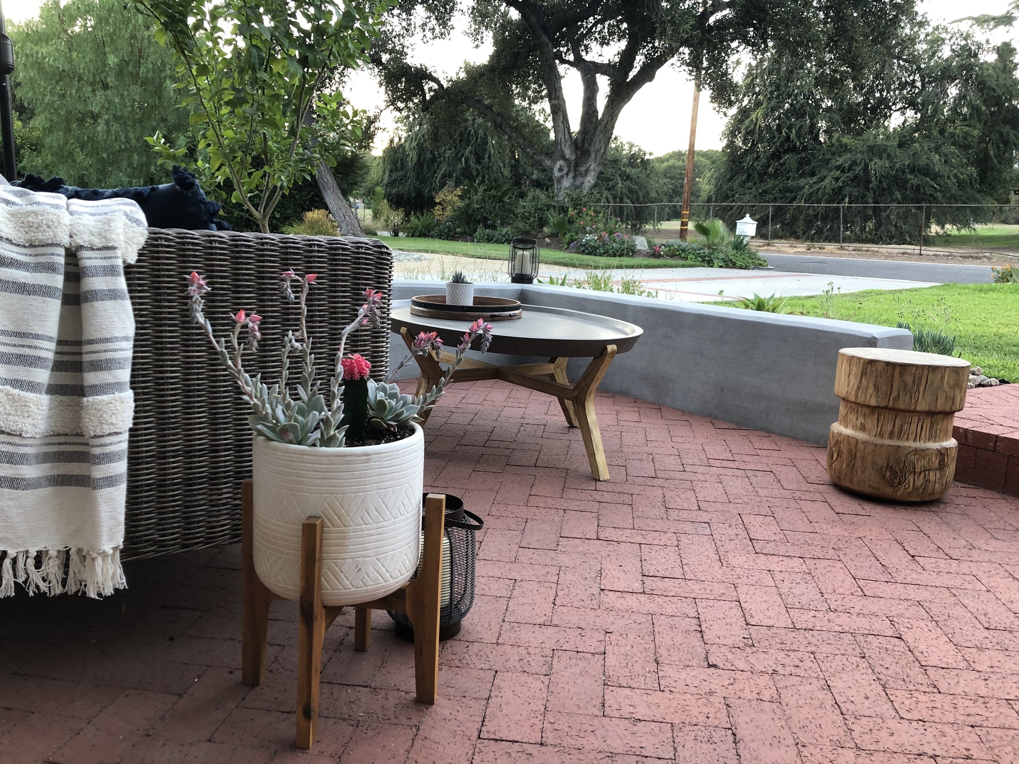 Mid Century-Style Front Yard with a View of Altadena - Gallery photo 8 of 11