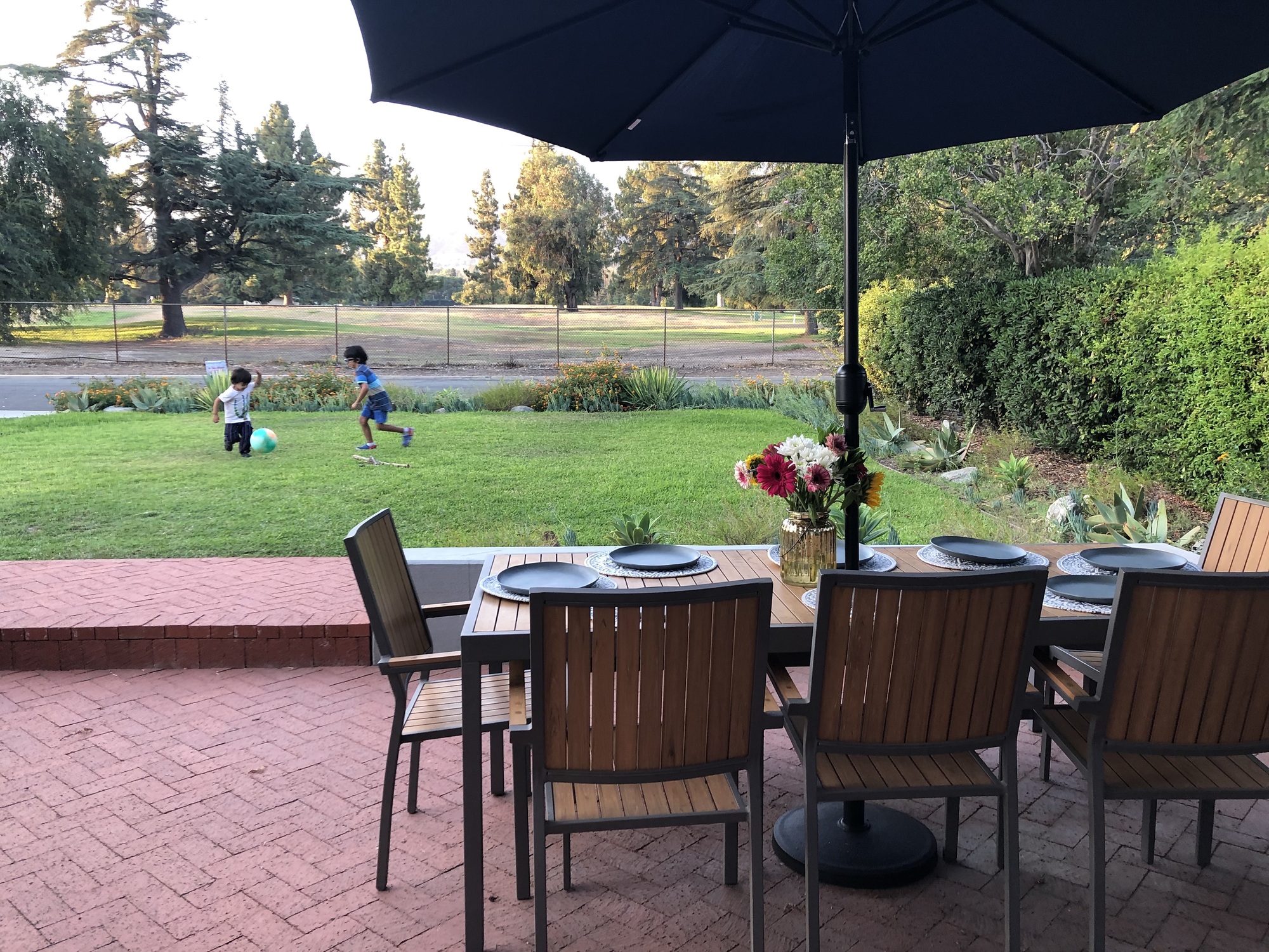 Mid Century-Style Front Yard with a View of Altadena - Gallery photo 10 of 11