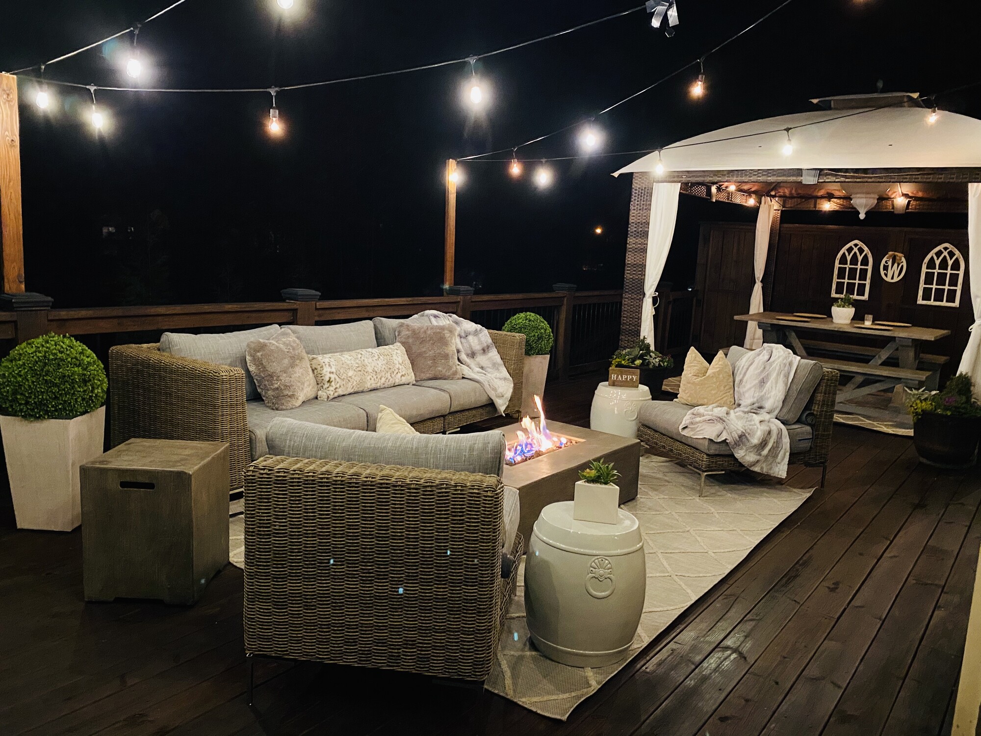 Farmhouse-Style Deck Made for Entertaining in Cumming, GA - Photo 5