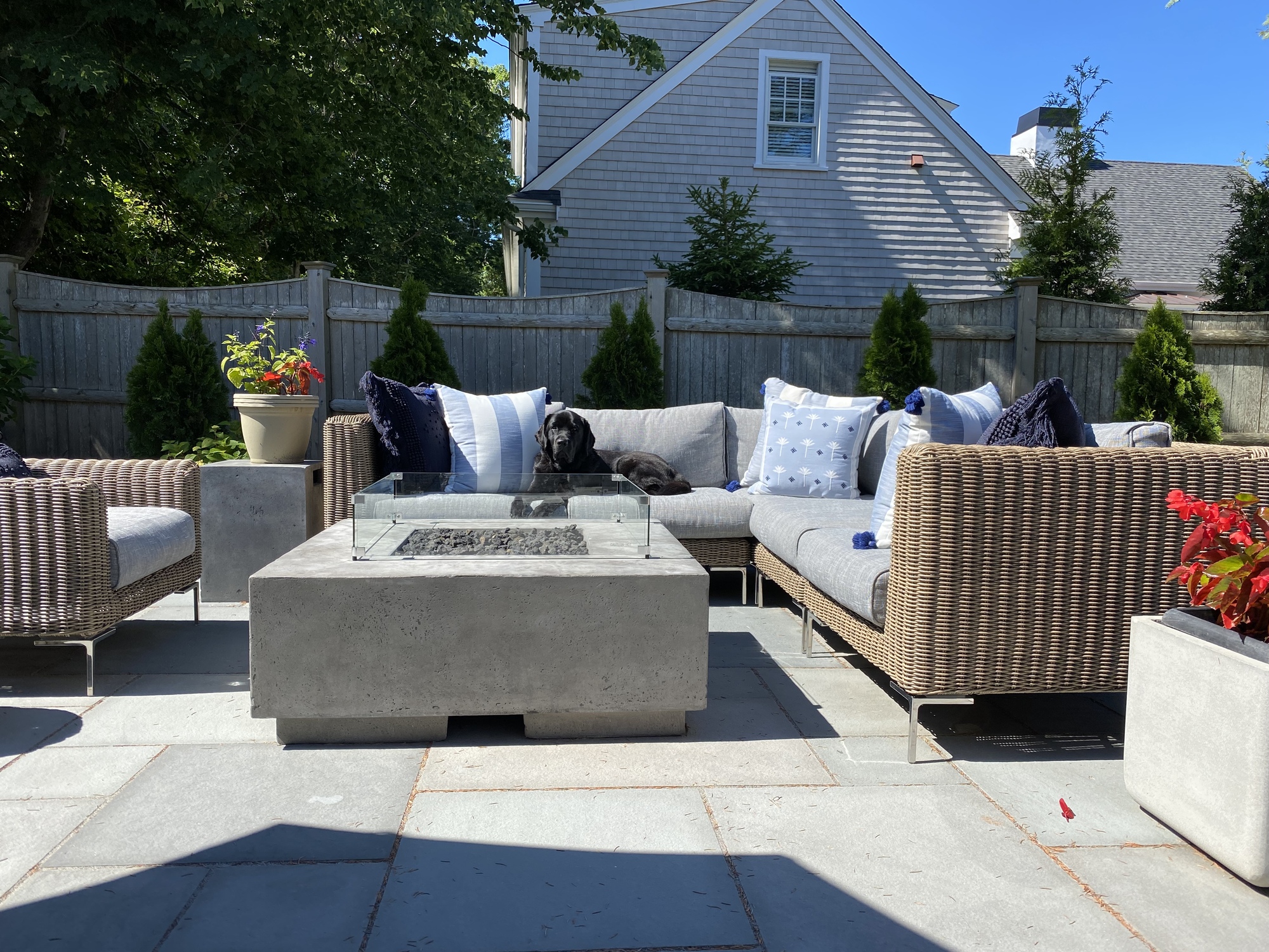 A Beachy Extended Living Room in Cape Cod - Photo 9