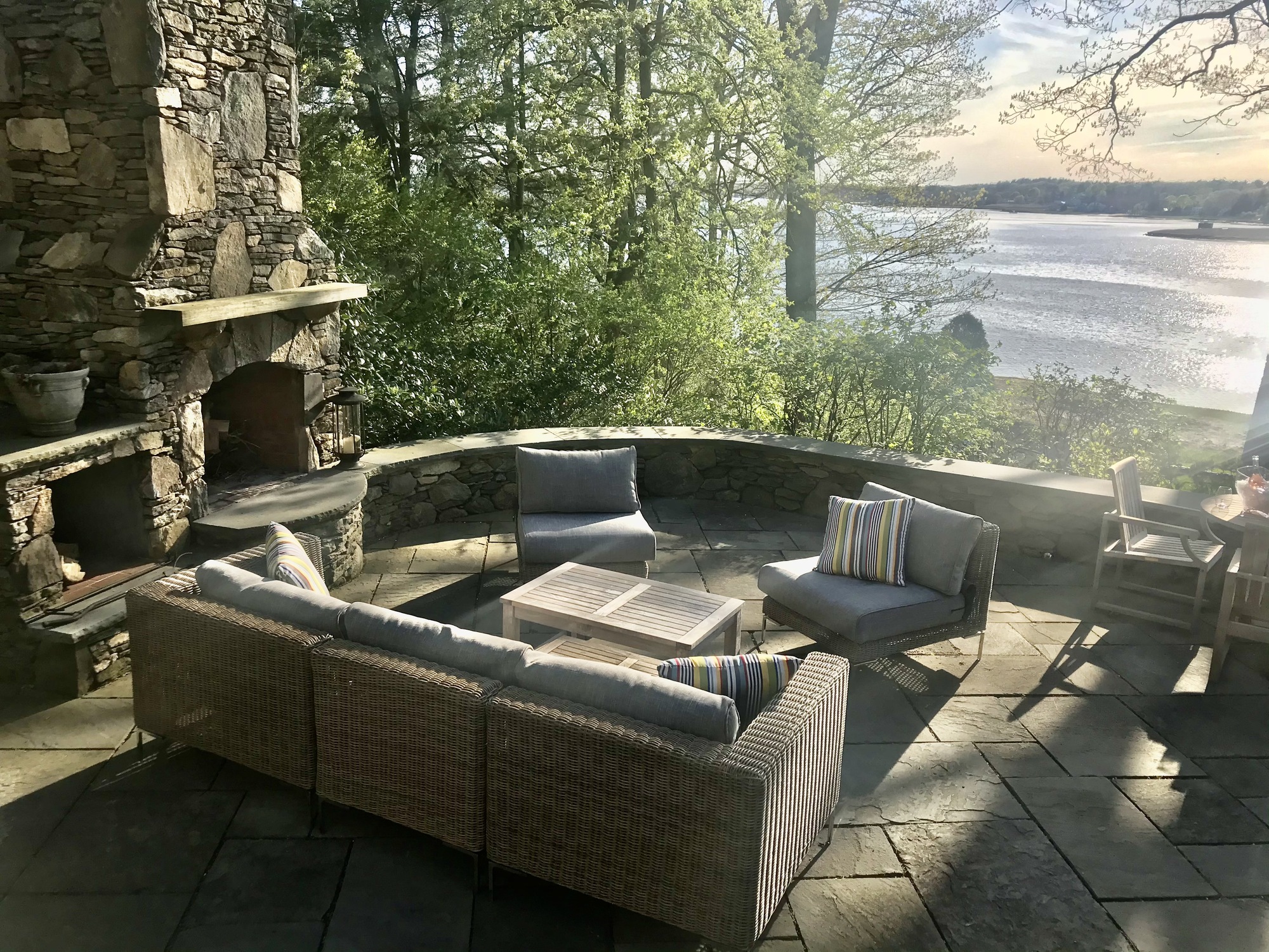 Traditional-Style Patio with Ocean Views in Duxbury, MA - Photo 1
