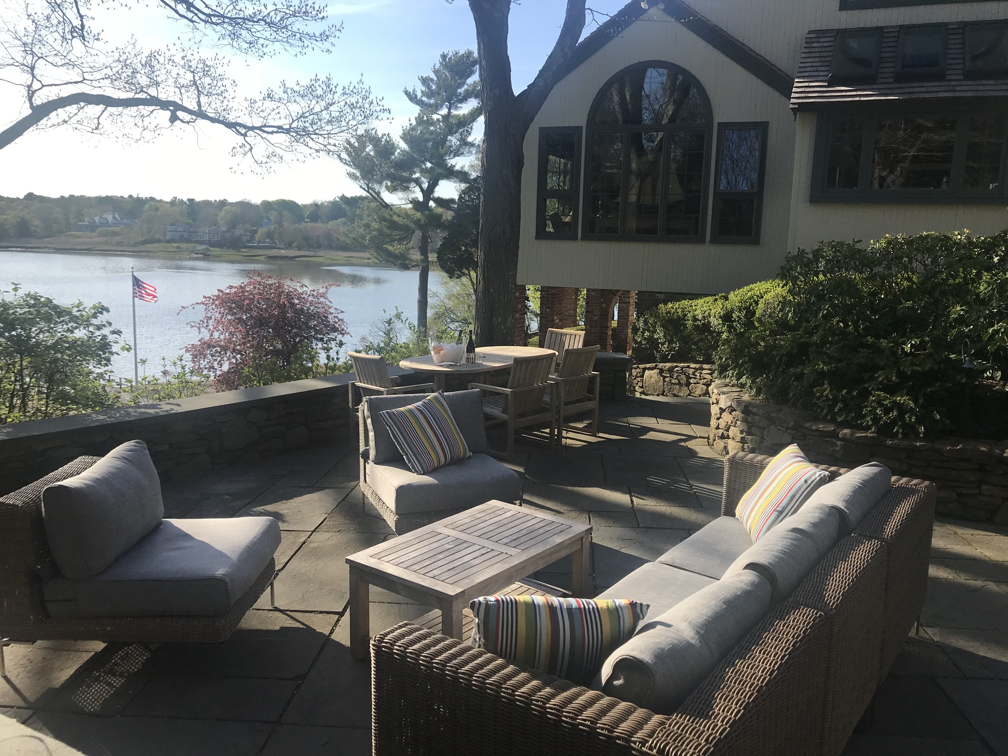 Traditional-Style Patio with Ocean Views in Duxbury, MA - Photo 5