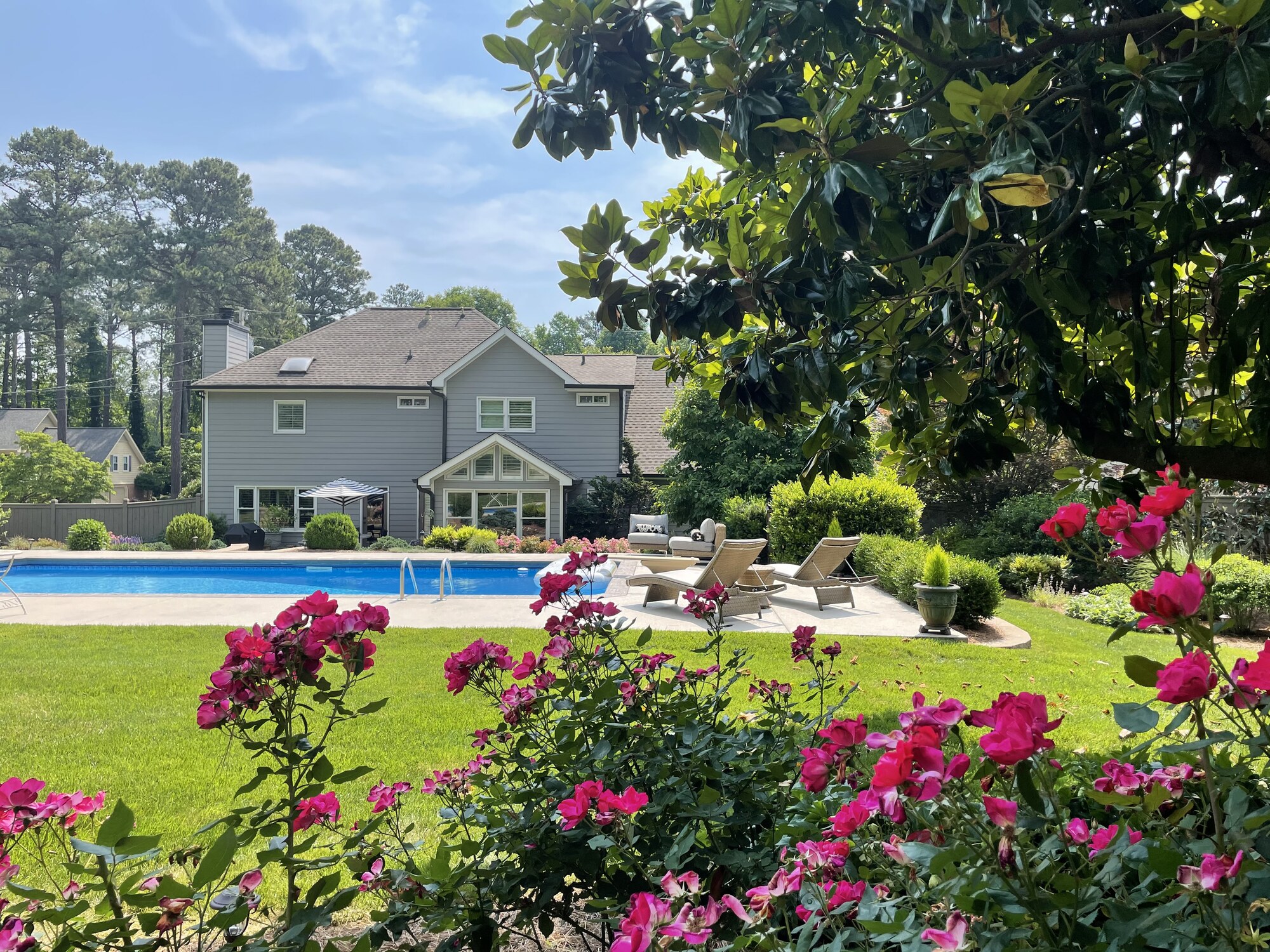 English Garden–Style Backyard in Marietta, GA - Photo 1