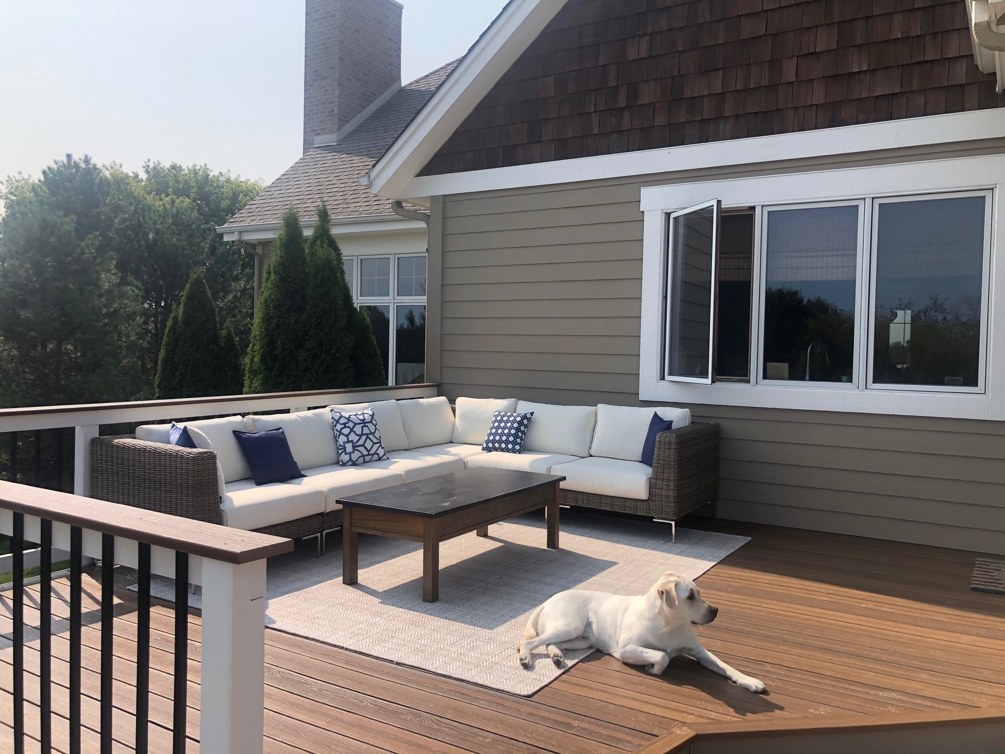 A Modern Patio on a Golf Course in Wisconsin - Photo 3