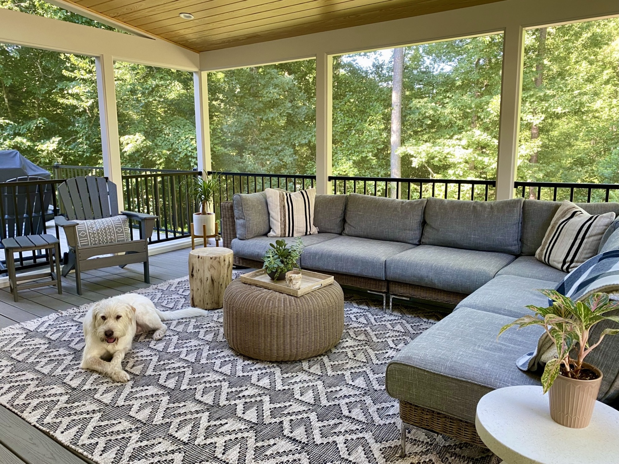 Eclectic Outdoor Living Room in North Carolina  - Gallery photo 6 of 7