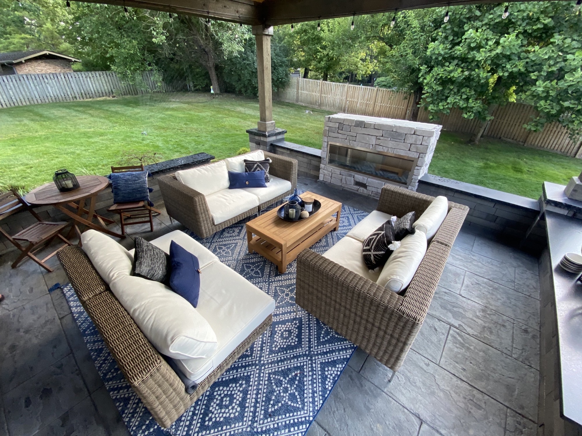 An Inviting Mid-Century Modern Patio in the Midwest - Photo 1