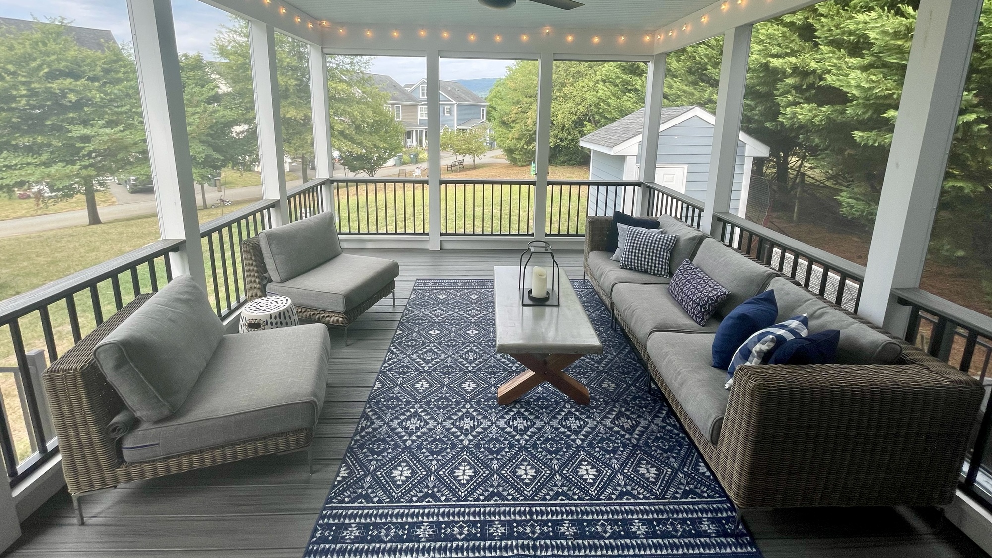 Screened Back Porch with Mountain View in Crozet, VA - Photo 1