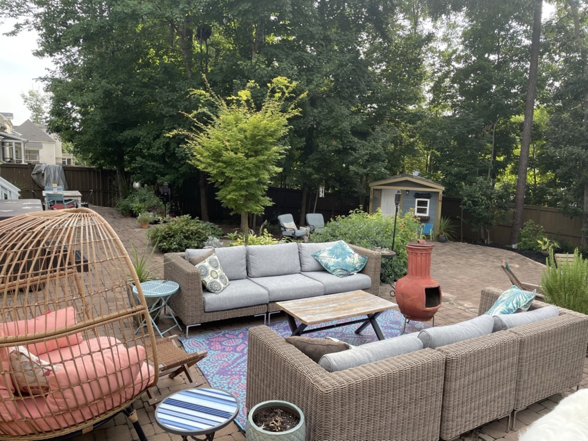 An Outdoorsy Family’s Lush, Nature-Filled Backyard in Holly Springs, NC - Photo 1