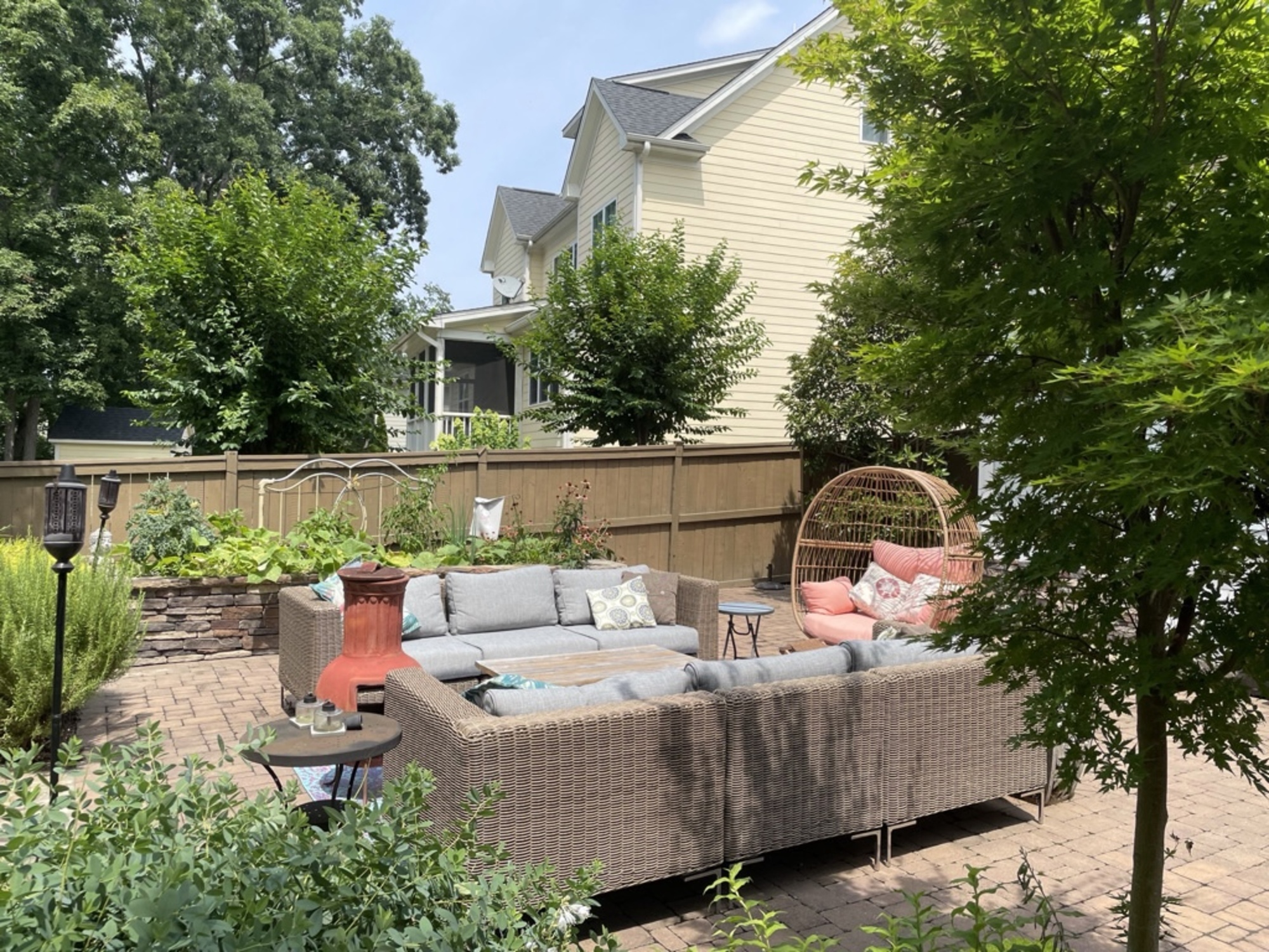 An Outdoorsy Family’s Lush, Nature-Filled Backyard in Holly Springs, NC - Photo 2