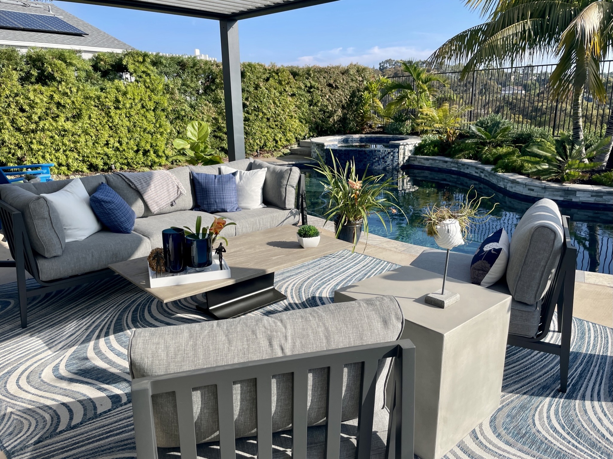 Backyard with Pool, Kitchen and Bar in Carlsbad, CA - Photo 1