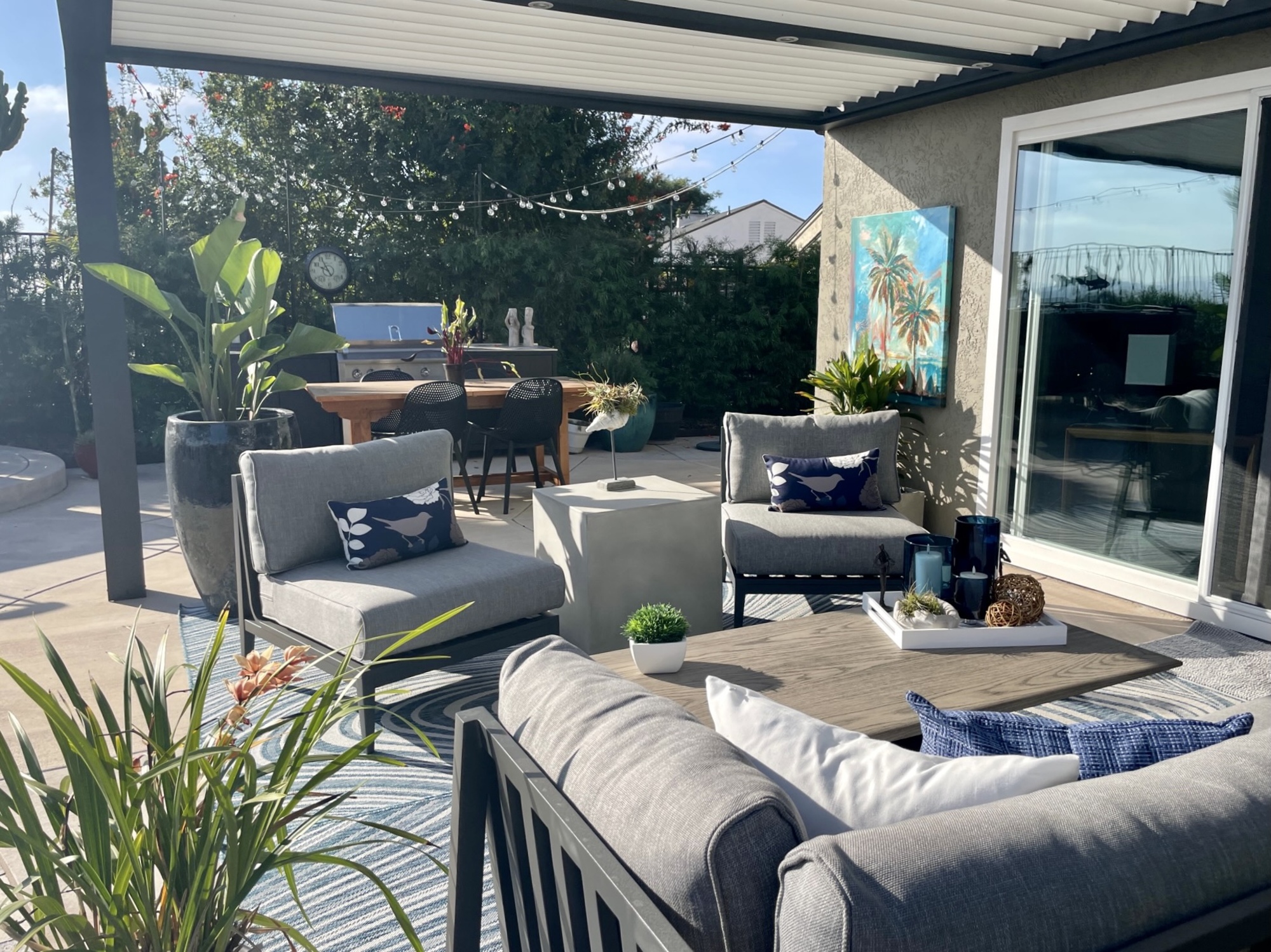 Backyard with Pool, Kitchen and Bar in Carlsbad, CA - Photo 3