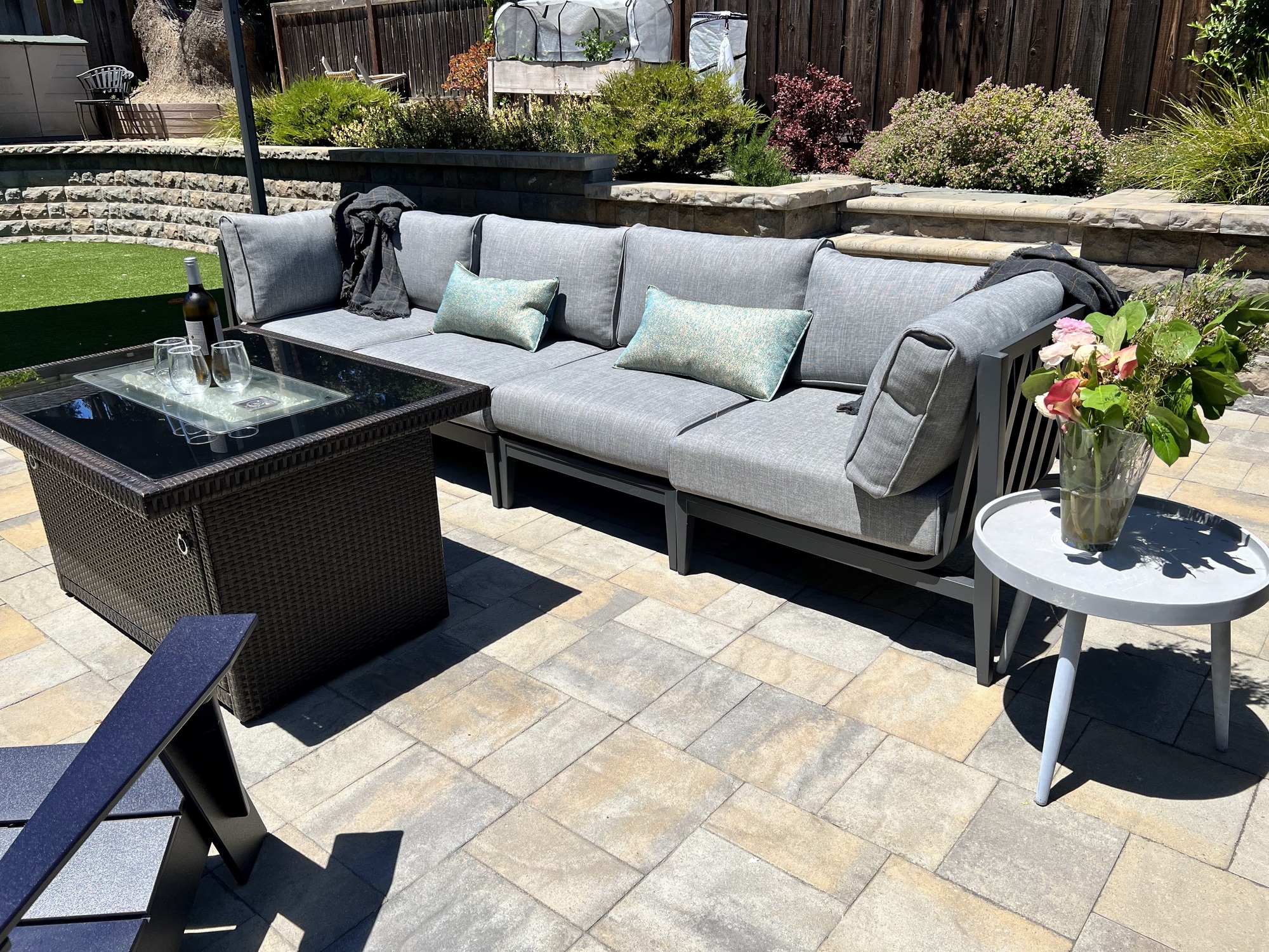 A Tiered Backyard on the Golf Course in San Mateo, CA - Photo 1