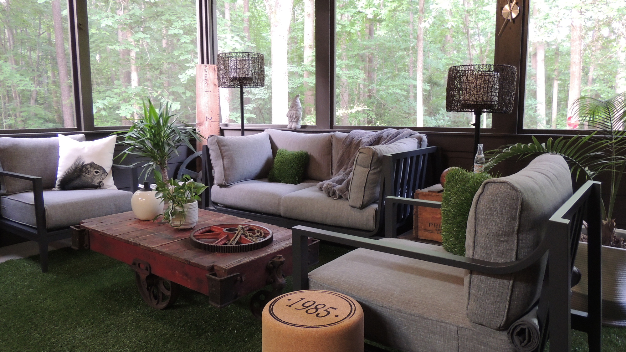 A Screened-In Back Porch Surrounded by North Carolina Woods - Photo 1