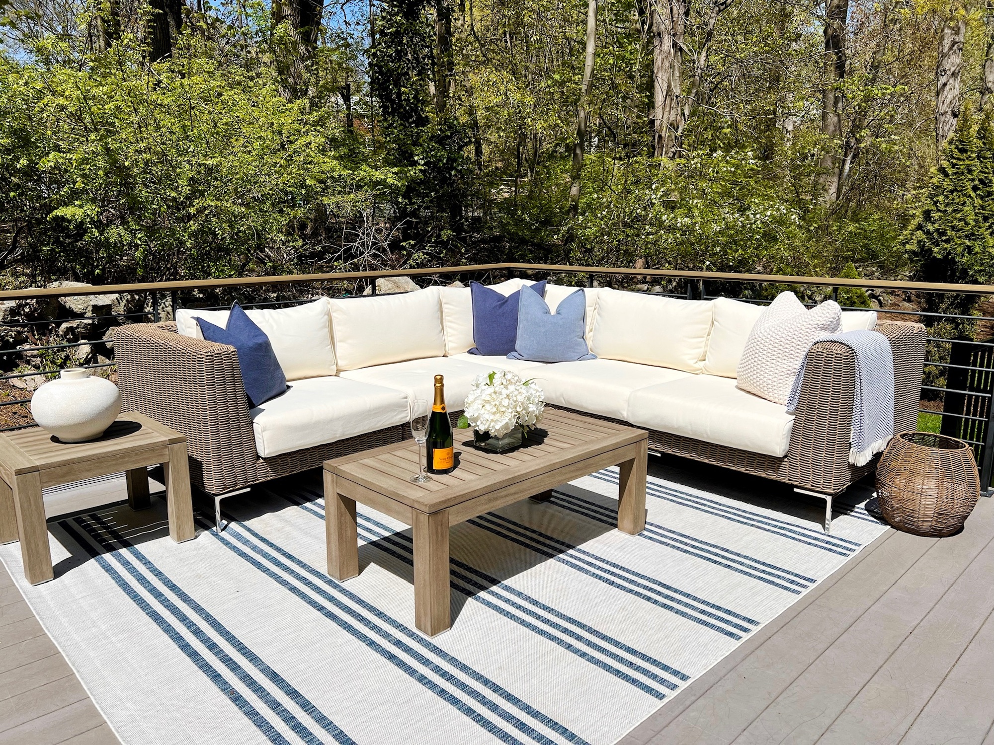 A Coastal Dual-Patio Backyard in Rowayton, CT - Photo 1