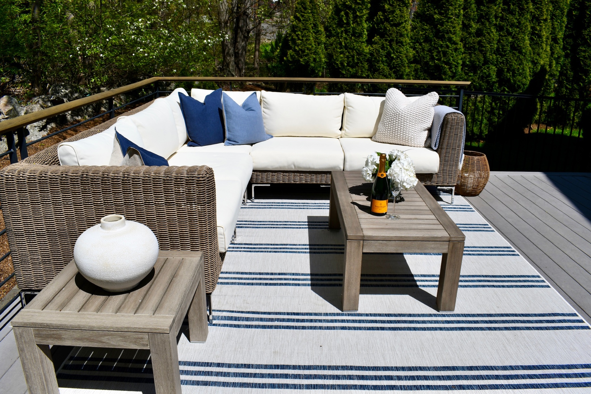 A Coastal Dual-Patio Backyard in Rowayton, CT - Photo 3