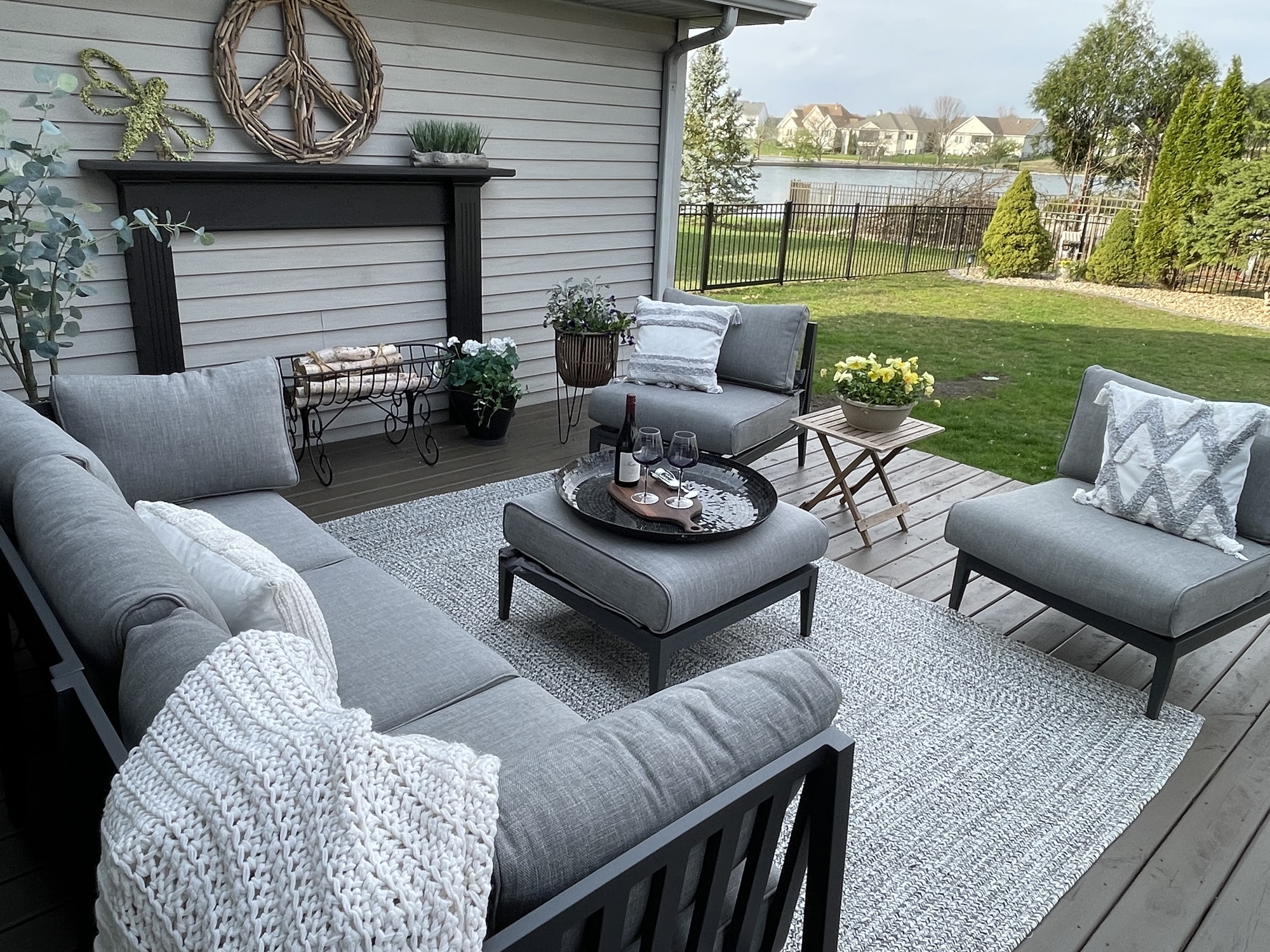 An Artist’s “Ginormous” Lakeside Deck in Urbana, IL - Photo 1