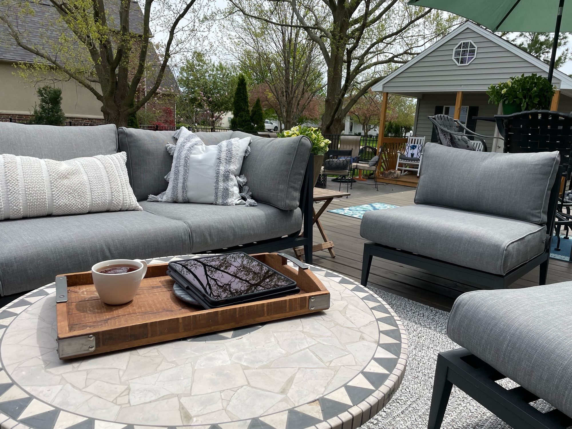 An Artist’s “Ginormous” Lakeside Deck in Urbana, IL - Photo 7