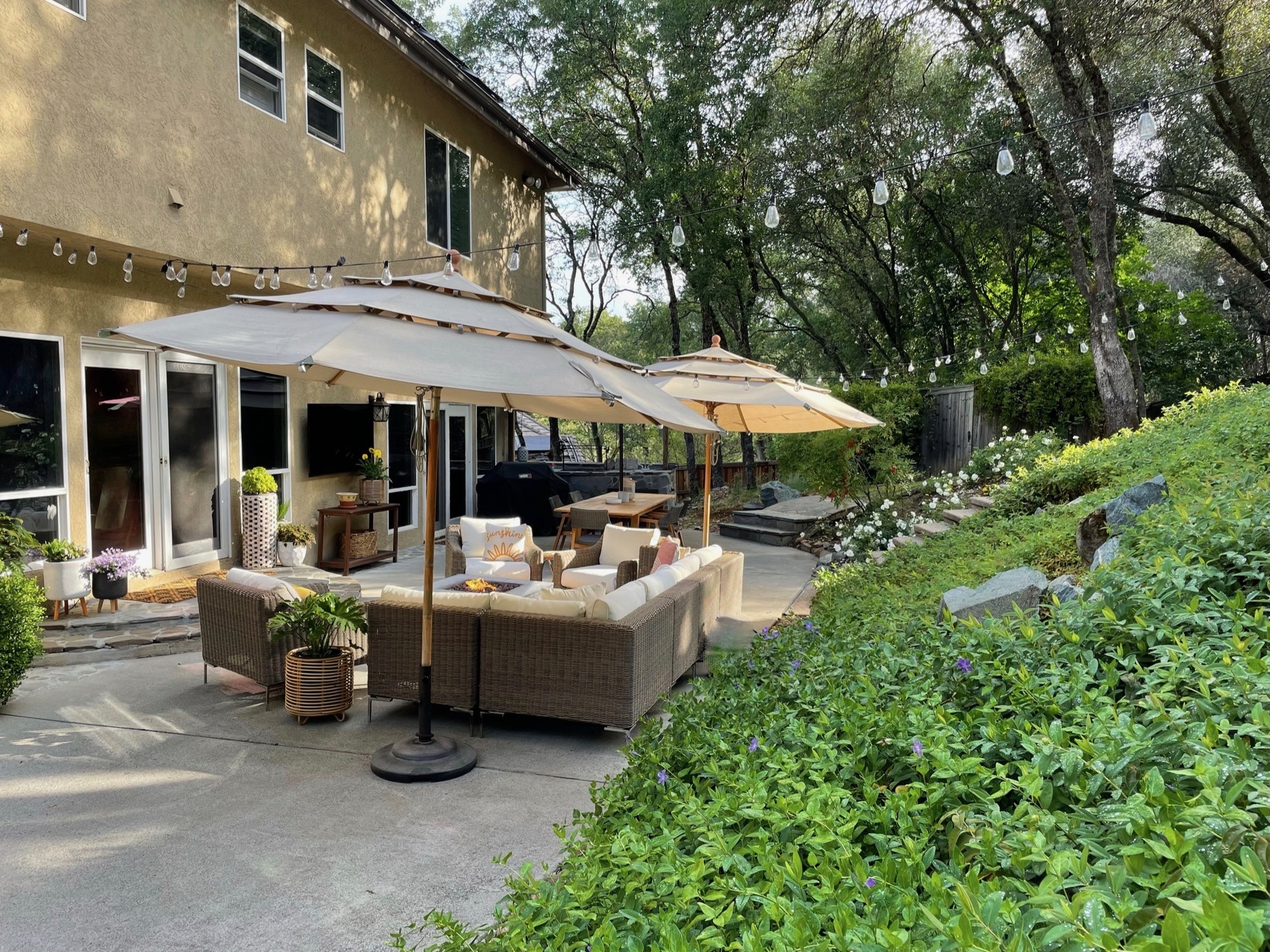 Empty Nesters’ Backyard Living Room in El Dorado Hills - Photo 7