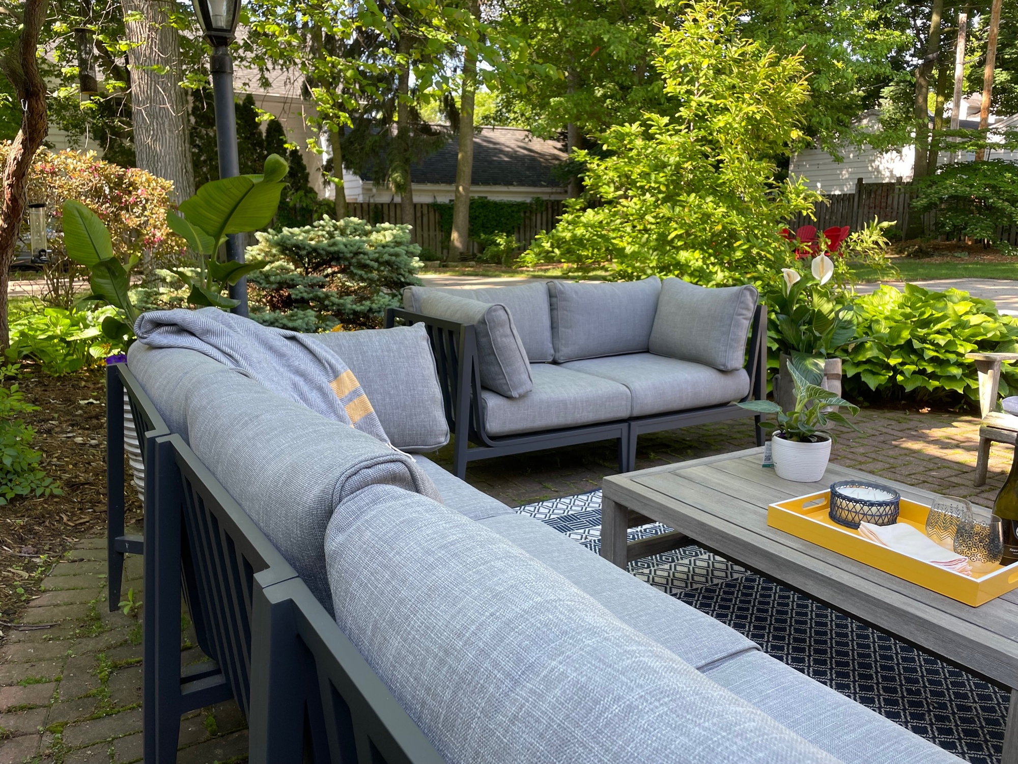 A Family’s Patio Surrounded by Privacy Gardens - Photo 2