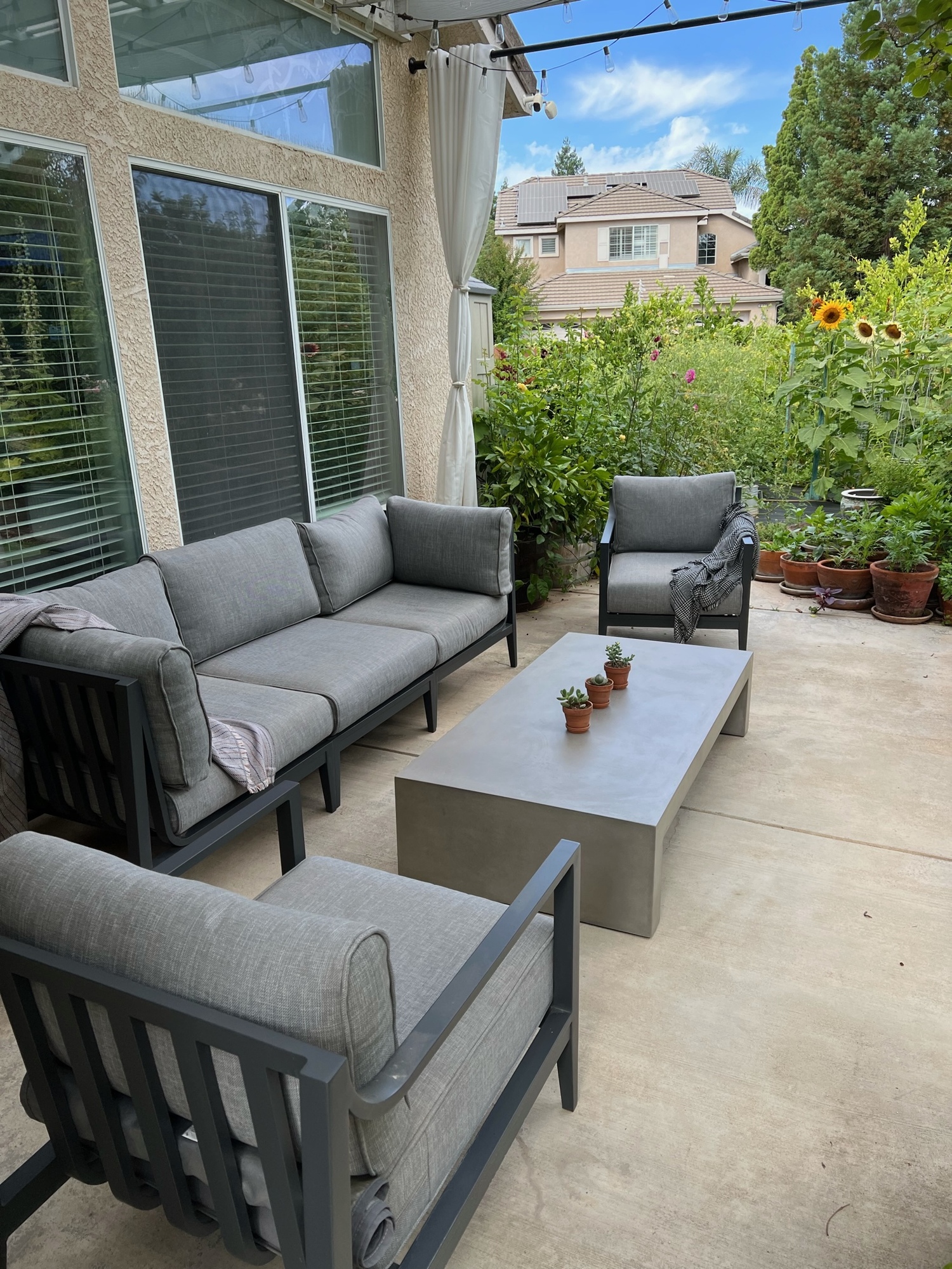 A Patio Under a Trellis of Kiwis in Fresno, CA - Photo 2