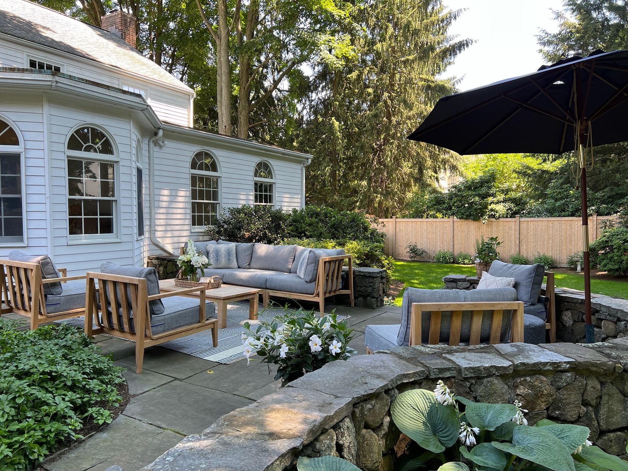 An Active Family’s Backyard with Patio in Darien, CT - Photo 2