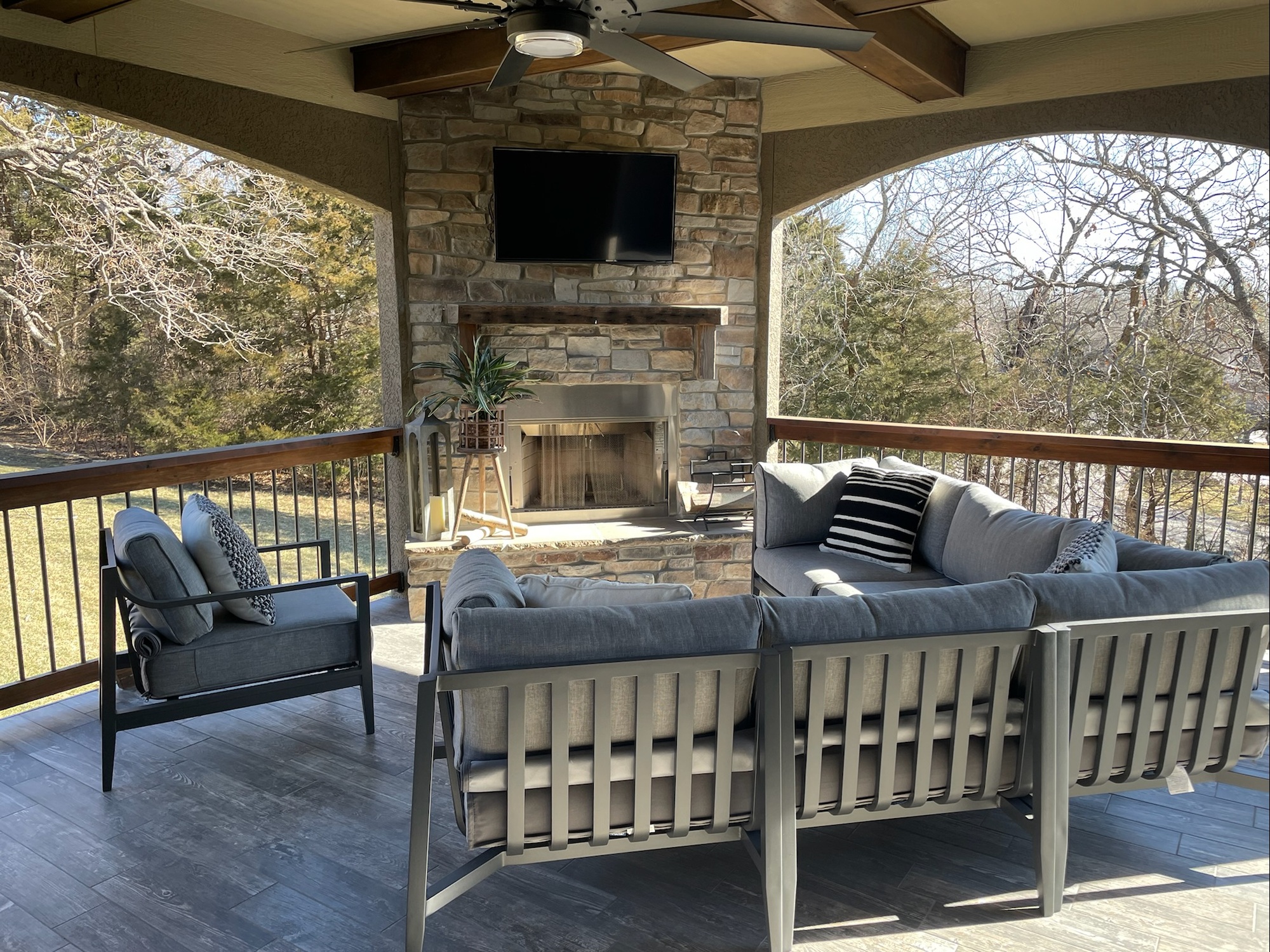 A Busy Family’s Outdoor Extended Living Room - Photo 1