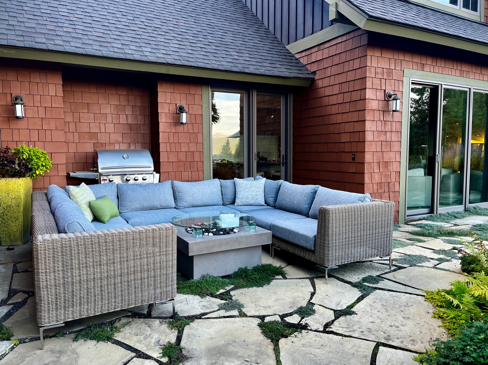 A Rustic Flagstone Patio with Views in Idaho - Photo 2