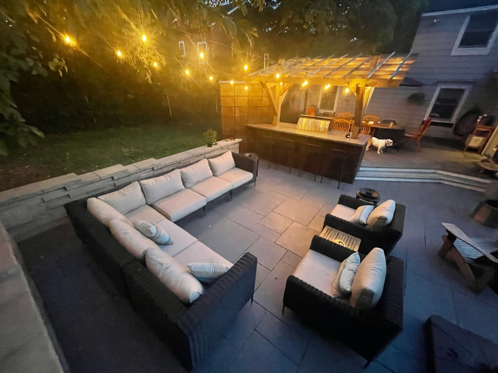 A Cozy Outdoor Living Room & Kitchen for Entertaining - Photo 8