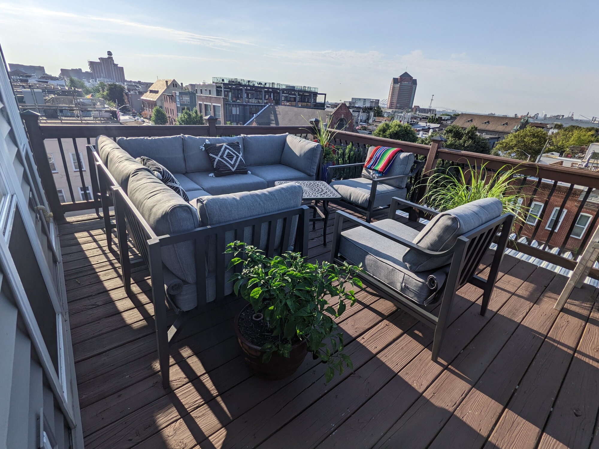 A City Oasis: Urban Bliss on a Baltimore, MD Veranda and Rooftop Deck - Photo 5