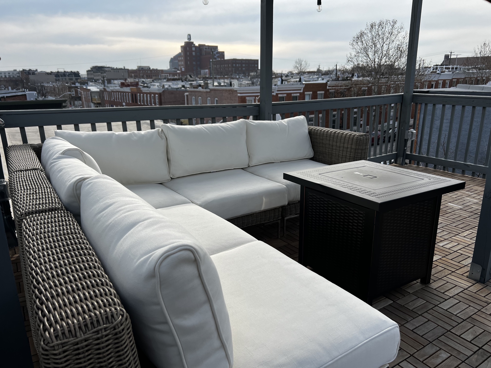 Comfortable Deck on our Baltimore City Rooftop - Photo 2
