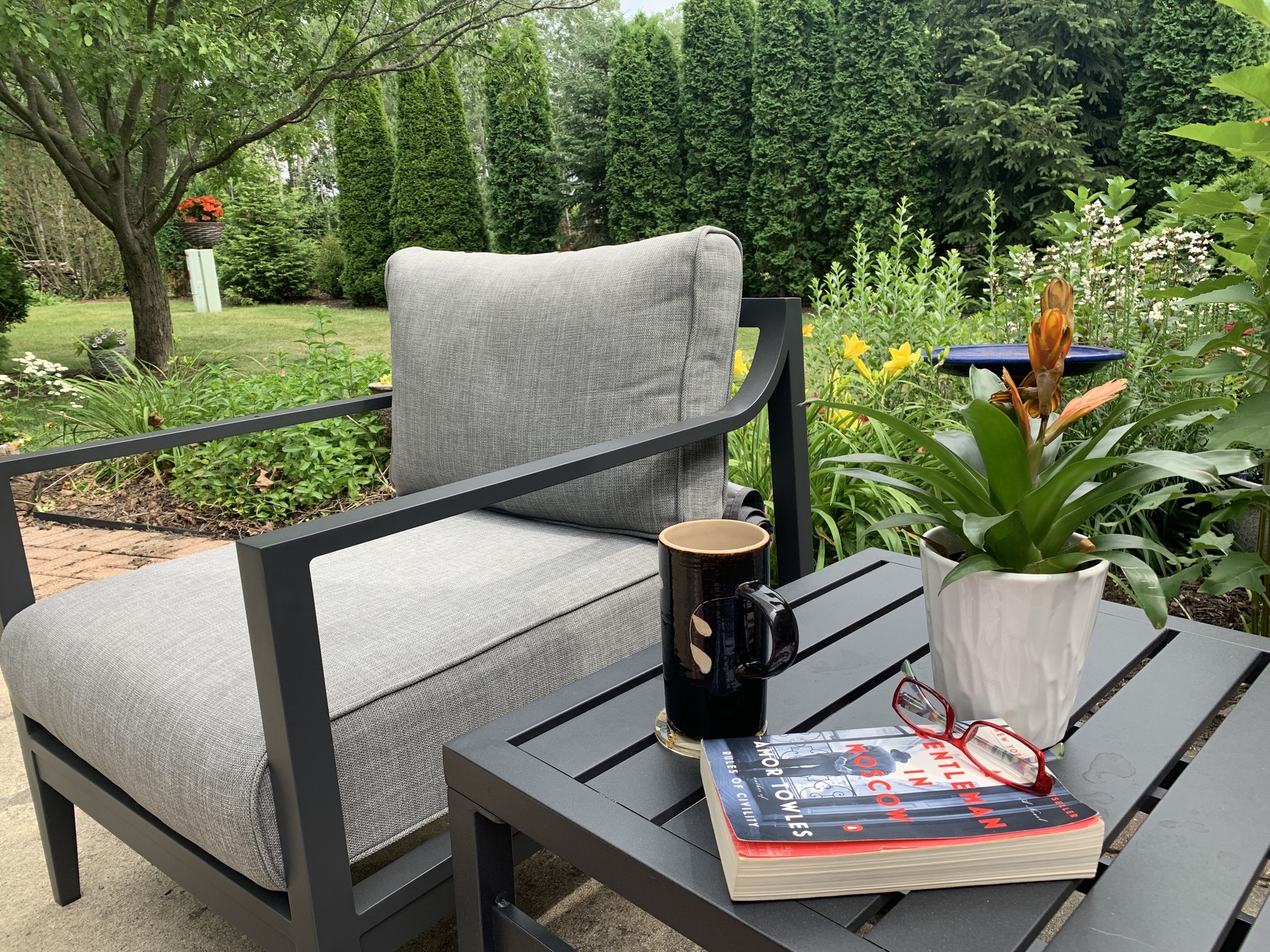 A Backyard Patio Surrounded by Woods - Photo 4
