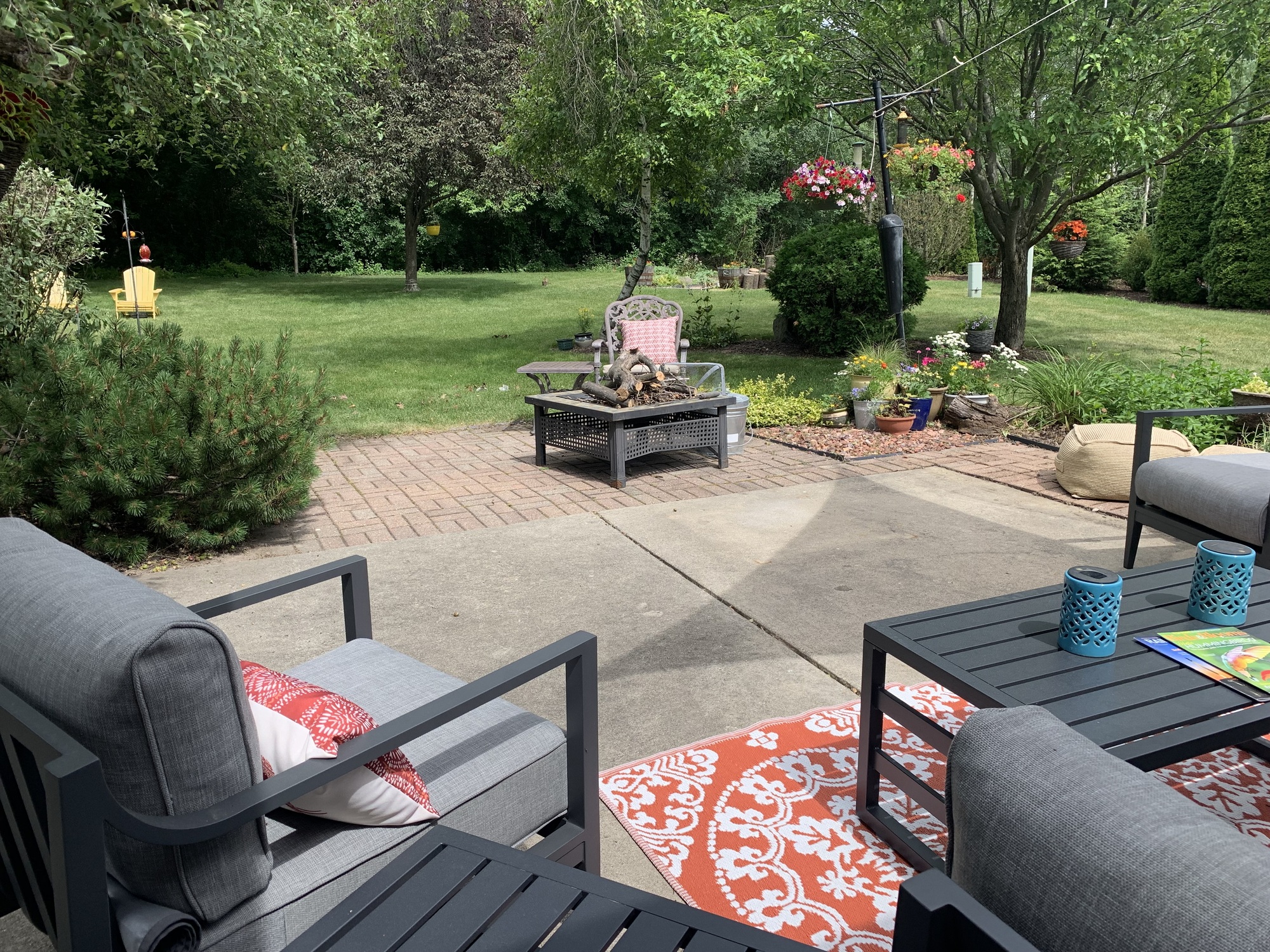 A Backyard Patio Surrounded by Woods - Photo 5